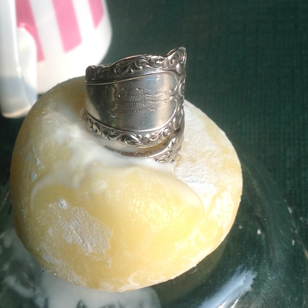 M Monogrammed Silverware Ring. - image 3